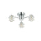 Flush luminaire in Chrome LL00209
