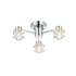 Flush luminaire in Chrome LL00209