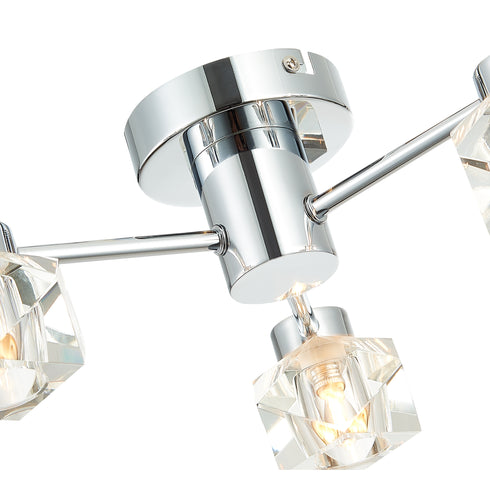 Flush luminaire in Chrome LL00209