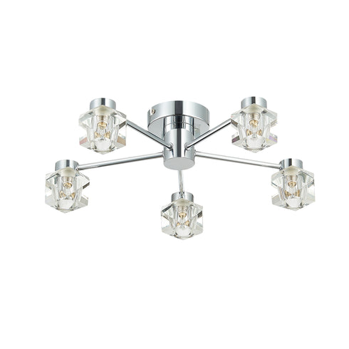 Flush luminaire in Chrome LL00210