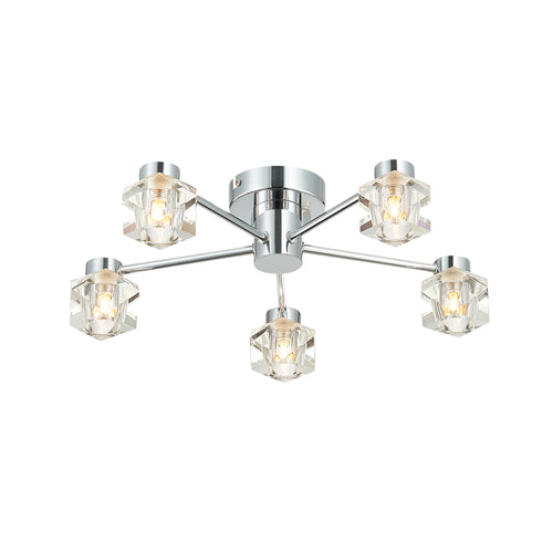 Flush luminaire in Chrome LL00210