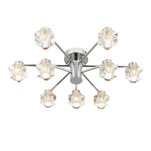 Flush luminaire in Chrome LL00211