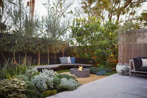 Ecosmart Fire Ark 40 Fire Pit Table - Graphite Finish / Black Burner - ESF.O.ARK.40.GH.B