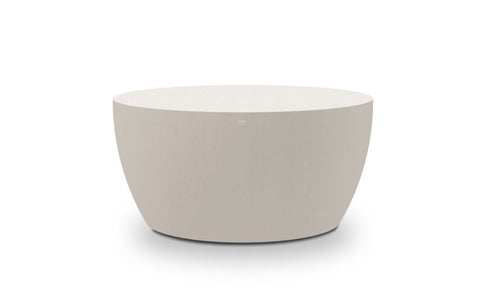 Blinde Design Circ M2 Concrete Coffee Table - Bone Finish - BLD.1.T.CIR.M2.BO