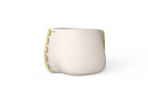 Blinde Design Stitch 75Concrete Planter - Bone Finish - BLD.1.P.STI.75.Y.BO