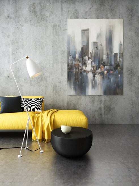 Blinde Design Circ M1 Concrete Coffee Table - Graphite Finish - BLD.1.T.CIR.M1.GH