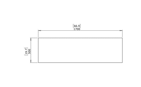 Blinde Design Bloc L3 Concrete Coffee Table - Natural Finish - BLD.1.T.BLC.L3.NA