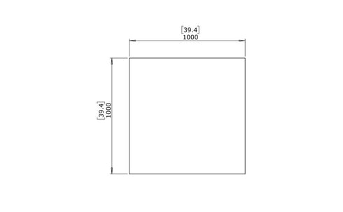 Blinde Design Bloc L4 Concrete Coffee Table - Natural Finish - BLD.1.T.BLC.L4.NA