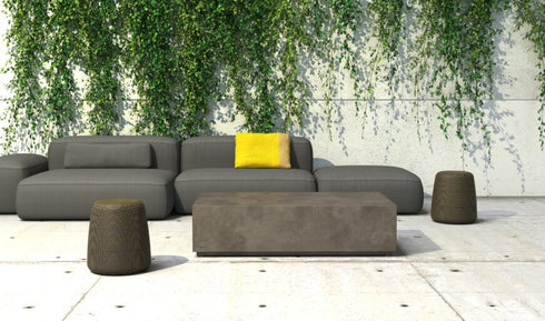 Blinde Design Bloc L6 Concrete Coffee Table - Graphite Finish - BLD.1.T.BLC.L6.GH