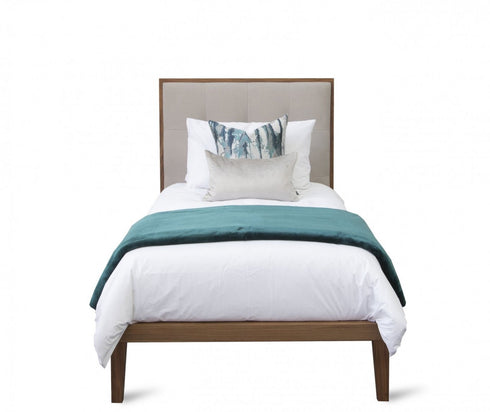 Calla Beds in Walnut/Stone