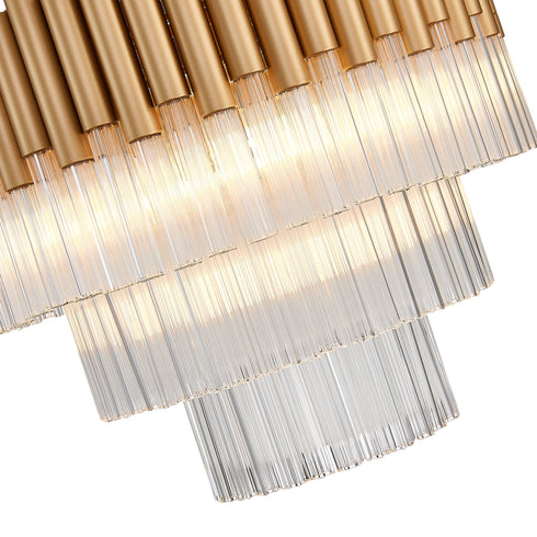 Flush luminaire in Gold Pendant