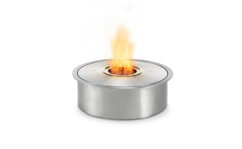 Ecosmart Fire AB8 Ethanol Burner - Stainless Steel Finish - ESF.B.AB8.WTT