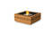 Ecosmart Fire Base 30 Fire Pit Table - Teak Finish / Stainless Steel Burner - ESF.O.BAS.30.TN