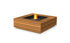 Ecosmart Fire Base 40 Fire Pit Table - Teak Finish / Black Burner - ESF.O.BAS.40.TN.B