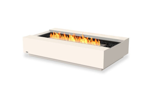 Ecosmart Fire Cosmo 50 Fire Pit Table - Bone Finish / Black Burner - ESF.O.CMO.50.BO.B