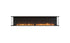 Ecosmart Fire Flex 104BY Bay Fireplace Insert - Black Finish / Stainless Steel Burner - ESF.FX.104BY