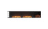 Ecosmart Fire Flex 104LC.BXR Left Corner Fireplace Insert - Black Finish / Stainless Steel Burner - ESF.FX.104LC.BXR