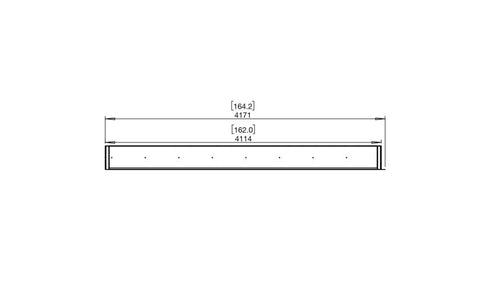 Ecosmart Fire Flex 158PN Peninsula Fireplace Insert - Black Finish / Stainless Steel Burner - ESF.FX.158PN