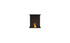 Ecosmart Fire Flex 18BY Bay Fireplace Insert - Black Finish / Stainless Steel Burner - ESF.FX.18BY