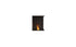 Ecosmart Fire Flex 18RC Right Corner Fireplace Insert - Black Finish / Stainless Steel Burner - ESF.FX.18RC