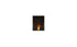 Ecosmart Fire Flex 18SS Single Sided Fireplace Insert - Black Finish / Stainless Steel Burner - ESF.FX.18SS