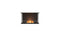 Ecosmart Fire Flex 32BY Bay Fireplace Insert - Black Finish / Stainless Steel Burner - ESF.FX.32BY