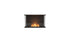 Ecosmart Fire Flex 32BY Bay Fireplace Insert - Black Finish / Stainless Steel Burner - ESF.FX.32BY