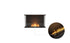 Ecosmart Fire Flex 32BY Bay Fireplace Insert - Black Finish / Black Burner - ESF.FX.32BY.B