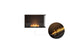 Ecosmart Fire Flex 32RC Right Corner Fireplace Insert - Black Finish / Black Burner - ESF.FX.32RC.B