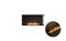 Ecosmart Fire Flex 42RC Right Corner Fireplace Insert - Black Finish / Black Burner - ESF.FX.42RC.B