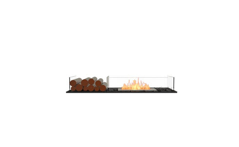 Ecosmart Fire Flex 50BN.BX1 Bench Fireplace Insert - Black Finish / Stainless Steel Burner - ESF.FX.50BN.BX1