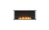 Ecosmart Fire Flex 50BY Bay Fireplace Insert - Black Finish / Stainless Steel Burner - ESF.FX.50BY