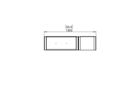 Ecosmart Fire Flex 50BY.BXR Bay Fireplace Insert - Black Finish / Stainless Steel Burner - ESF.FX.50BY.BXR