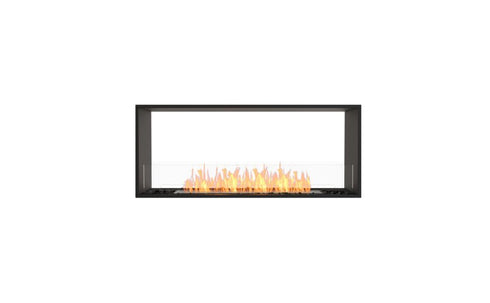 Ecosmart Fire Flex 50DB Double Sided Fireplace Insert - Black Finish / Stainless Steel Burner - ESF.FX.50DB