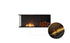 Ecosmart Fire Flex 50LC.BXR Left Corner Fireplace Insert - Black Finish / Black Burner - ESF.FX.50LC.BXR.B