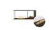 Ecosmart Fire Flex 50PN.BXR Peninsula Fireplace Insert - Black Finish / Black Burner - ESF.FX.50PN.BXR.B
