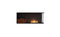 Ecosmart Fire Flex 50RC.BXL Right Corner Fireplace Insert - Black Finish / Stainless Steel Burner - ESF.FX.50RC.BXL
