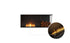 Ecosmart Fire Flex 50RC.BXR Right Corner Fireplace Insert - Black Finish / Black Burner - ESF.FX.50RC.BXR.B