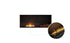 Ecosmart Fire Flex 50SS.BXR Single Sided Fireplace Insert - Black Finish / Black Burner - ESF.FX.50SS.BXR.B