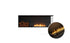 Ecosmart Fire Flex 60RC.BXL Right Corner Fireplace Insert - Black Finish / Black Burner - ESF.FX.60RC.BXL.B