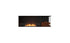 Ecosmart Fire Flex 60RC.BXR Right Corner Fireplace Insert - Black Finish / Stainless Steel Burner - ESF.FX.60RC.BXR