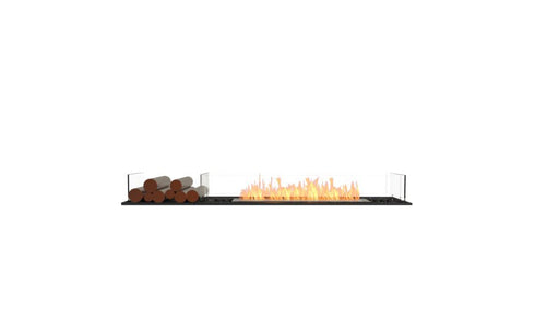 Ecosmart Fire Flex 68BN.BX1 Bench Fireplace Insert - Black Finish / Stainless Steel Burner - ESF.FX.68BN.BX1