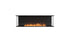 Ecosmart Fire Flex 68BY Bay Fireplace Insert - Black Finish / Stainless Steel Burner - ESF.FX.68BY