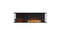 Ecosmart Fire Flex 68BY.BXL Bay Fireplace Insert - Black Finish / Stainless Steel Burner - ESF.FX.68BY.BXL