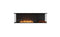 Ecosmart Fire Flex 68BY.BXR Bay Fireplace Insert - Black Finish / Stainless Steel Burner - ESF.FX.68BY.BXR