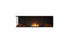 Ecosmart Fire Flex 68LC.BX2 Left Corner Fireplace Insert - Black Finish / Stainless Steel Burner - ESF.FX.68LC.BX2
