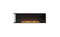 Ecosmart Fire Flex 68LC Left Corner Fireplace Insert - Black Finish / Stainless Steel Burner - ESF.FX.68LC