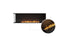 Ecosmart Fire Flex 68LC Left Corner Fireplace Insert - Black Finish / Black Burner - ESF.FX.68LC.B