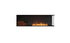 Ecosmart Fire Flex 68RC.BXL Right Corner Fireplace Insert - Black Finish / Stainless Steel Burner - ESF.FX.68RC.BXL