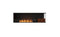 Ecosmart Fire Flex 68RC.BXR Right Corner Fireplace Insert - Black Finish / Stainless Steel Burner - ESF.FX.68RC.BXR